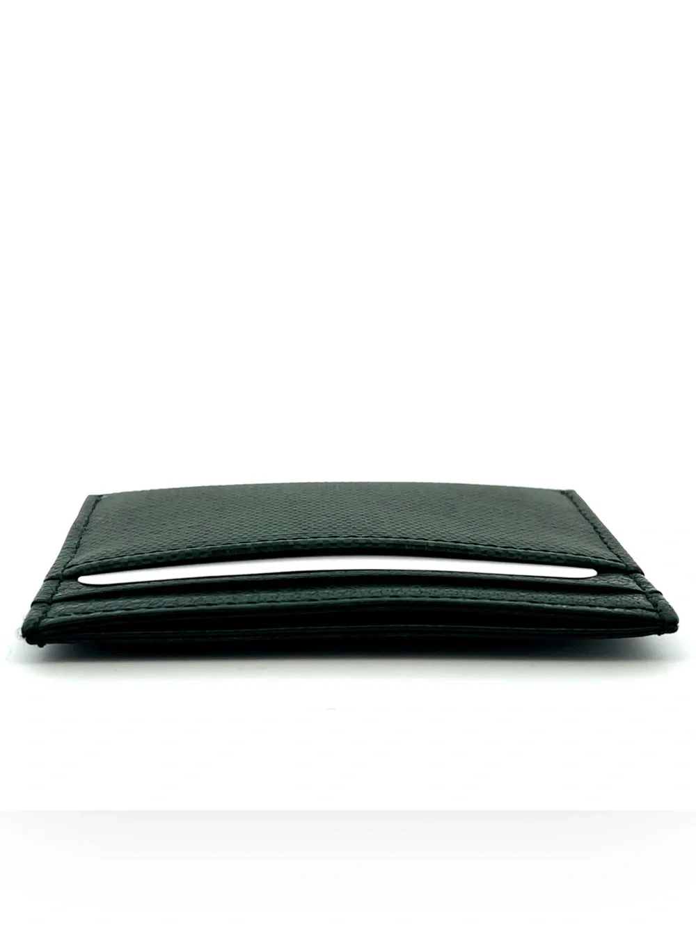 Gucci Essence Classic card case Dark Green GG Canvas Box + Dustbag